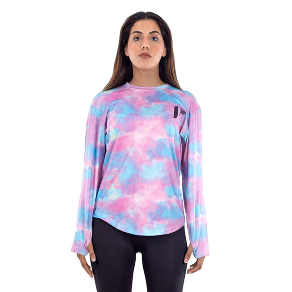 تيشيرت رياضي حريمي كم مطبوع