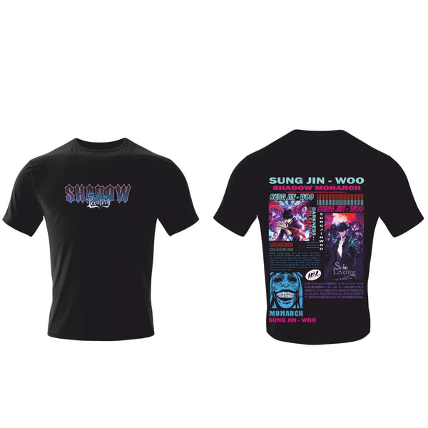 تيشيرت أنمي اوفر سايز سولو ليفلنج سونج جين ووه للجنسين