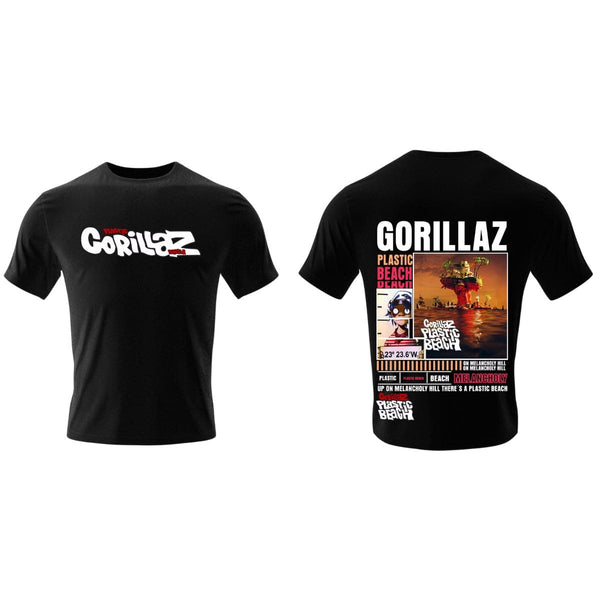 تيشيرت أنمي اوفر سايز جوريلاز للجنسين