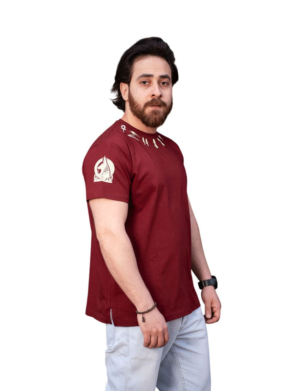 تيشيرت قطن هيروغليفي رجالي