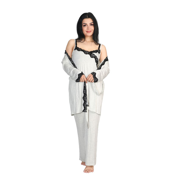 Women's pajama and robe set, perfect for summer days from Simsim