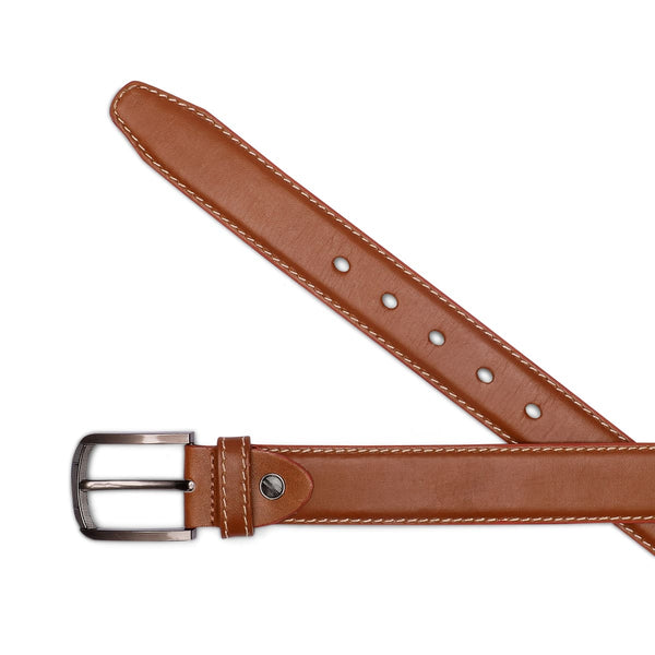 حزام رجالي جلد طبيعي بقري كلاسيك فورمال