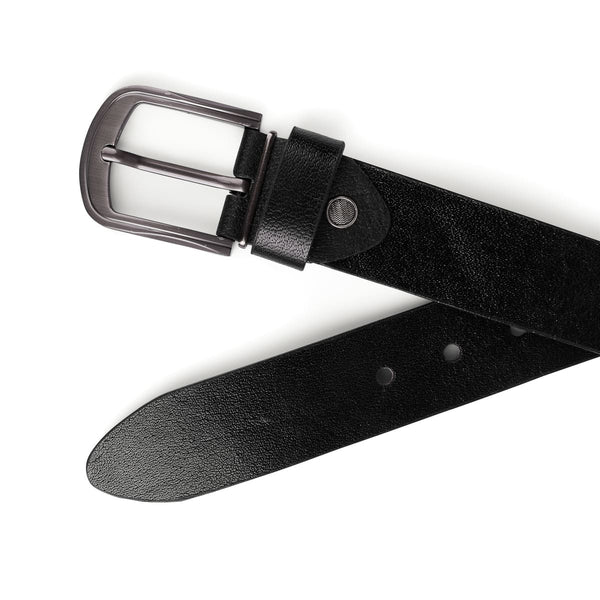 حزام رجالي جلد طبيعي بقري تصميم ناعم ومريح