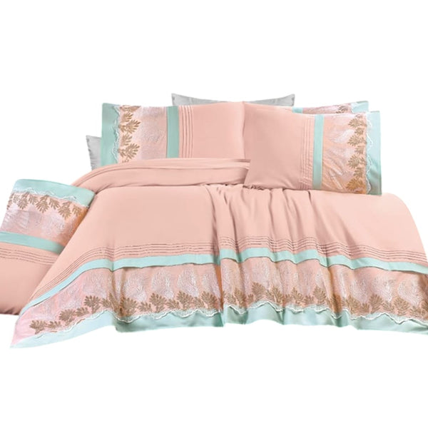 طقم ملاية سرير 4 قطع سيمون فاتح