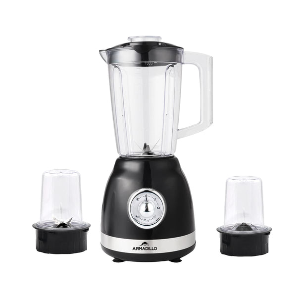 خلاط أراماديلو مع مطحنتين 400 وات أسود