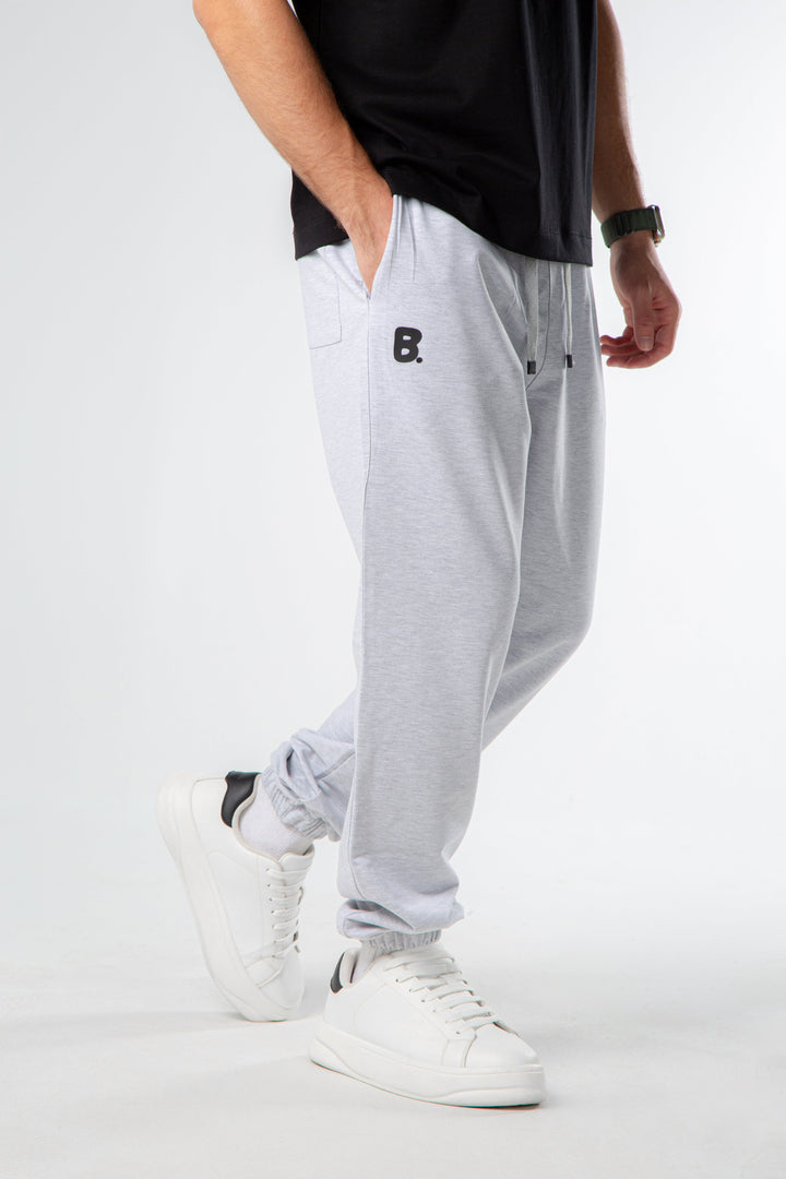 WASHED JOGGER WAIST PANTS - ICE Gary.