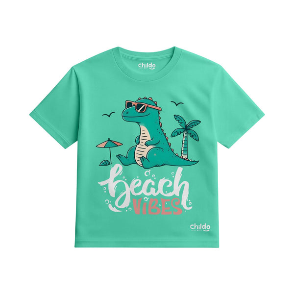 تيشيرت صيفي أولادي Dino Beach