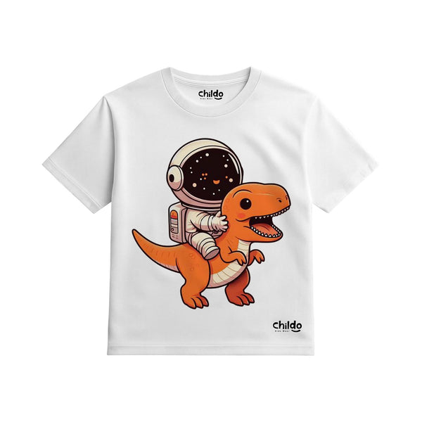 تيشيرت صيفي أولادي Dino Space