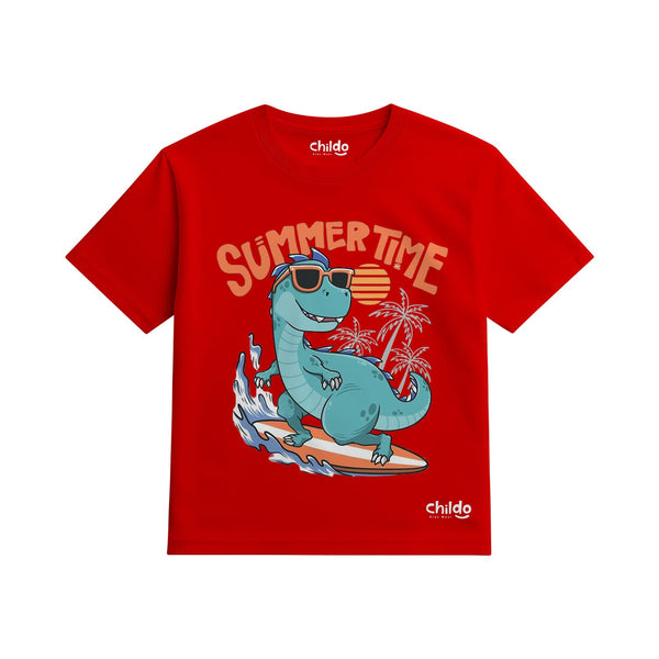 تيشيرت صيفي أولادي Dino Summer
