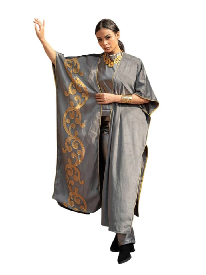 قفطان رمادي ملكي