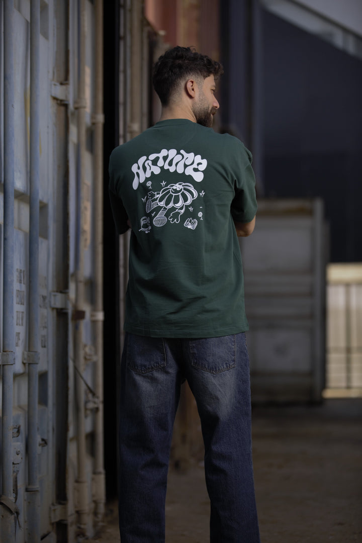 NATURE Genzary Oversized T-Shirt (Printed).