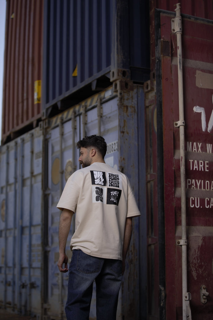 "JUST ME" Oversized T-Shirt (Printed).