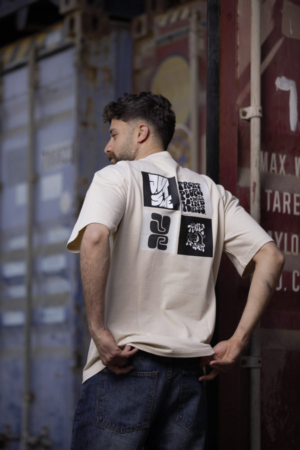 "JUST ME" Oversized T-Shirt (Printed).