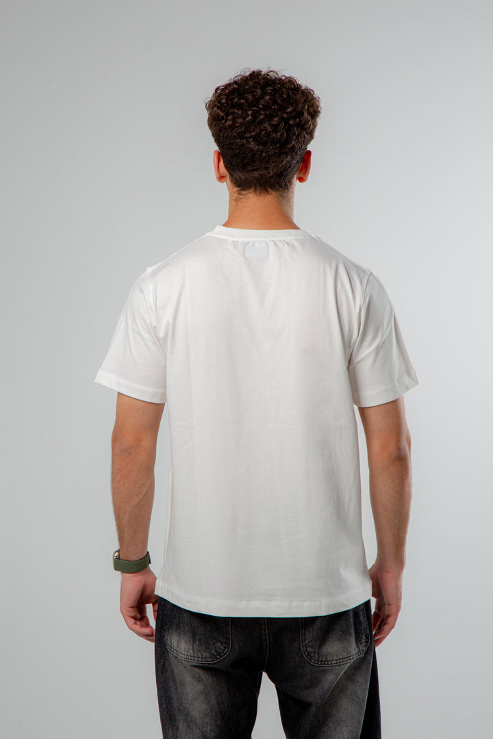 Regular Fit T-Shirt –Off white.