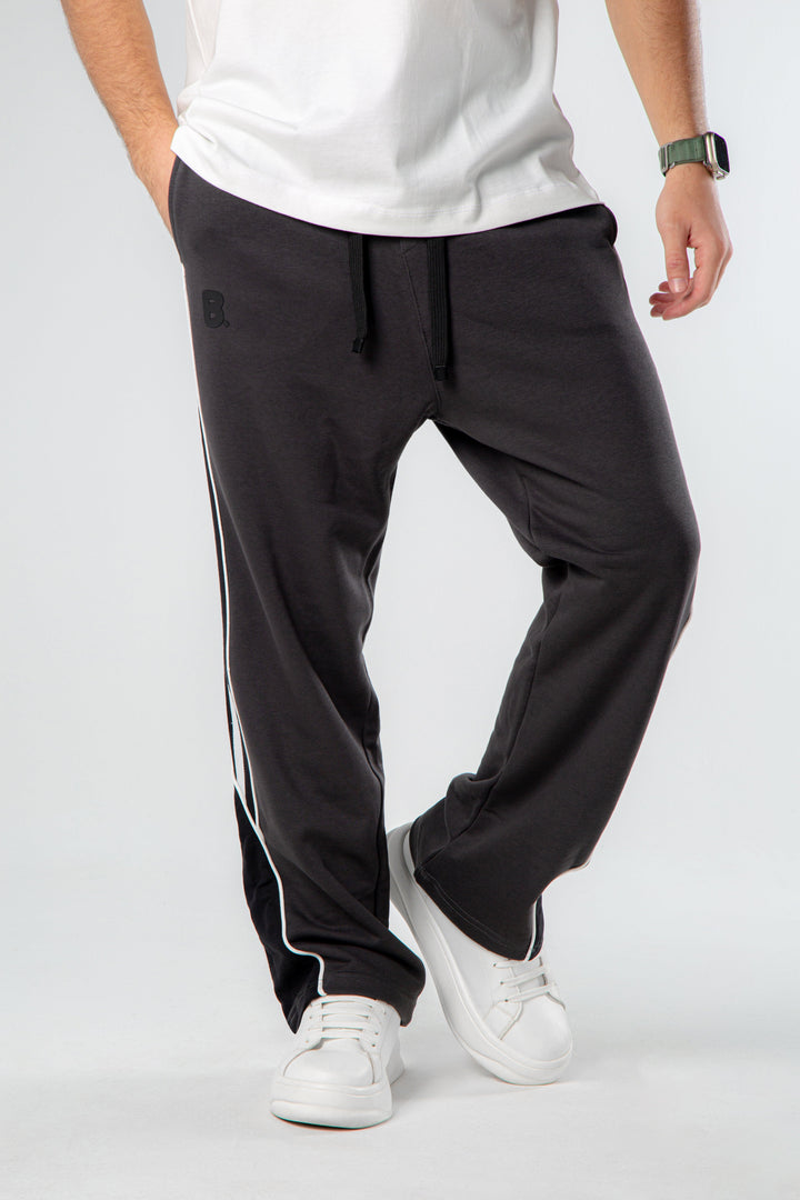 Charcoal Grey Wide Leg Pants.