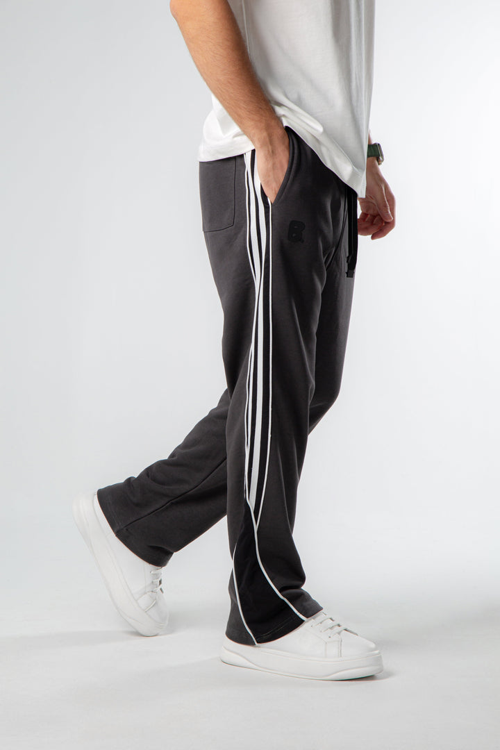 Charcoal Grey Wide Leg Pants.