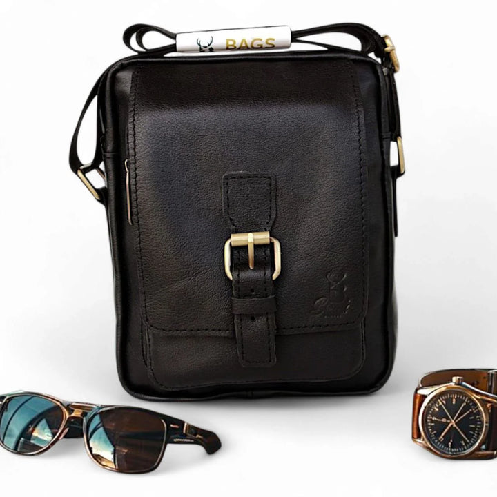 شنطة كروس من الجلد الطبيعي للرجال