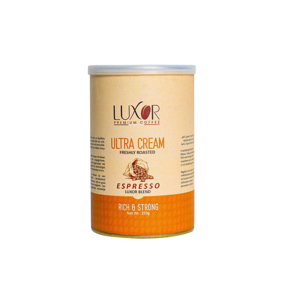 قهوه اسبريسو الترا مطحون الغنيه بالكريمه عبوه 250 جم