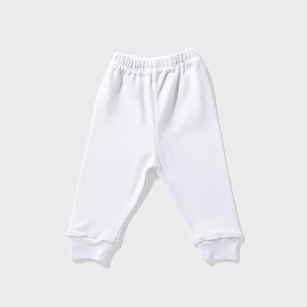 White cotton pants for newborns