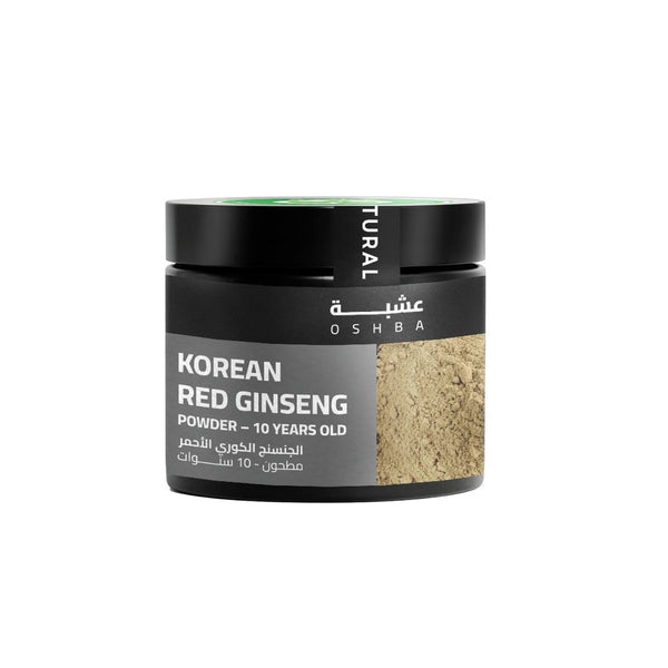 Korean red ginseng, square, ground, 10 years old