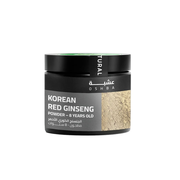 Ground red Korean ginseng, 8 years old