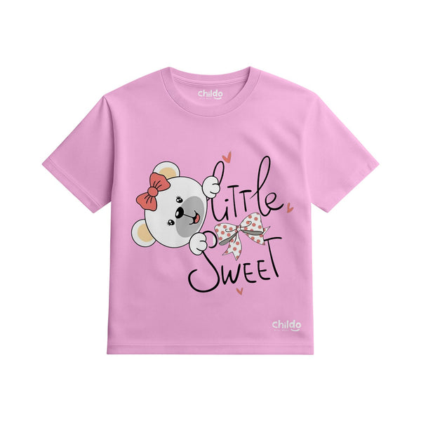 تيشيرت صيفي بناتي Little Sweet
