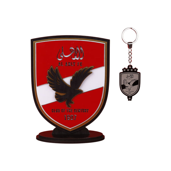 Al Ahly SC shield + acrylic medal gift