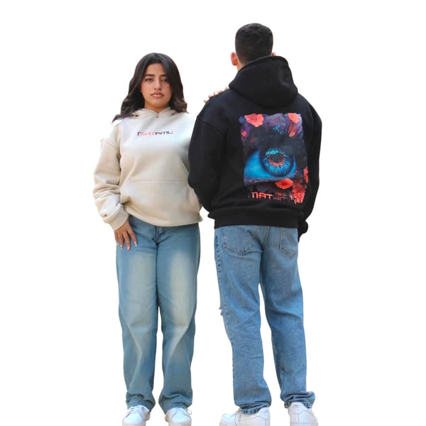 هودي ماتاملي بريزماتيك للجنسين من قطن مصري 100%