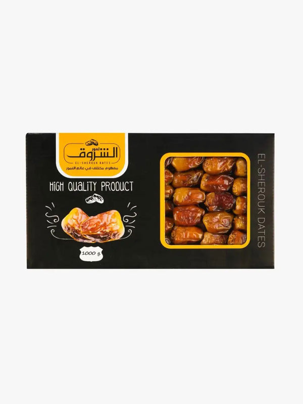 تمر نصف جاف بالنوي علبه 1 كيلو