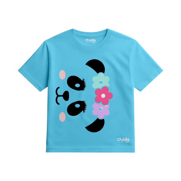 تيشيرت صيفي بناتي Panda Girl