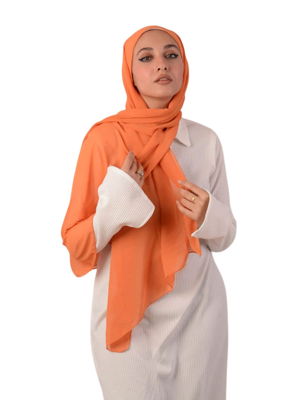 ايشارب شيفون برتقالي