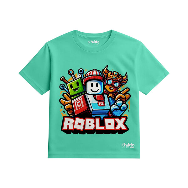 تيشيرت صيفي أولادي Roblox Team
