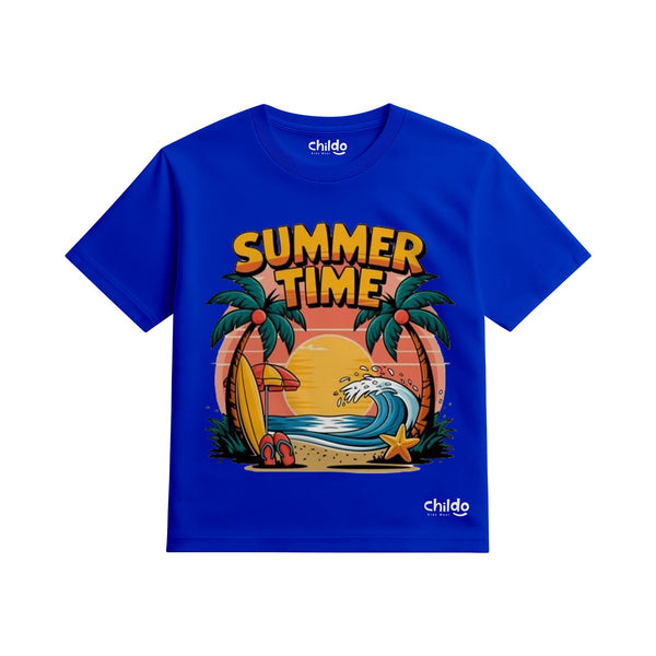 تيشيرت صيفي أولادي Summer Time