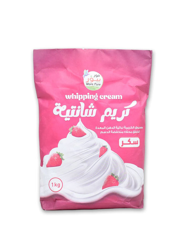 Whipped cream sugar sachet 1 kg 