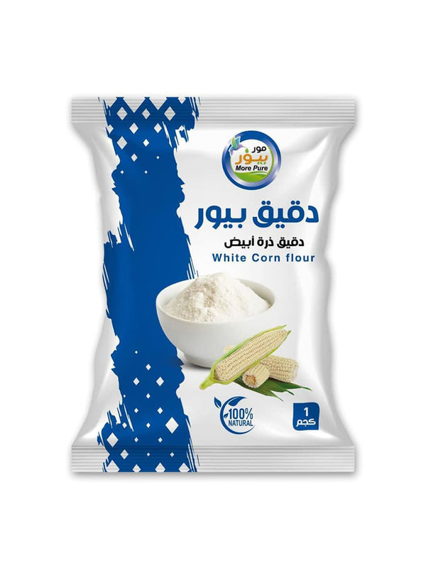 دقيق ذرة أبيض مور بيور كيس 1 كجم