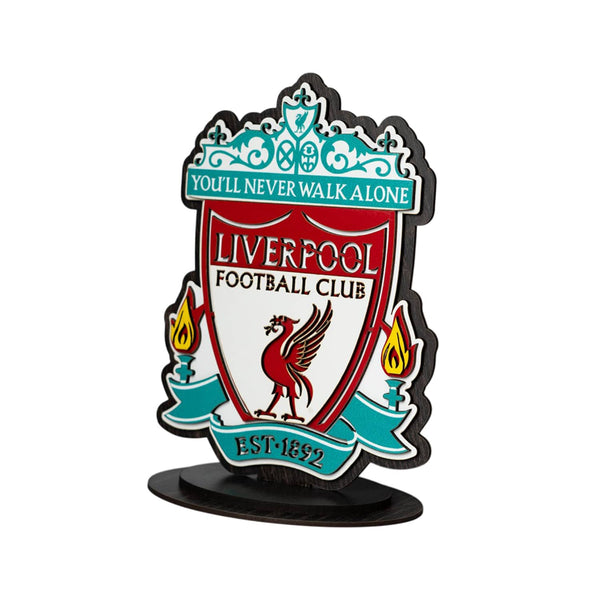 Liverpool FC shield + acrylic medal gift