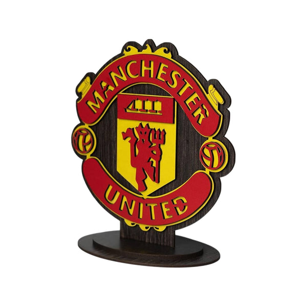Manchester United shield + acrylic medal gift