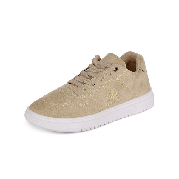 حذاء سنيكرز كاجوال للرجال جلد شمواه أنيق