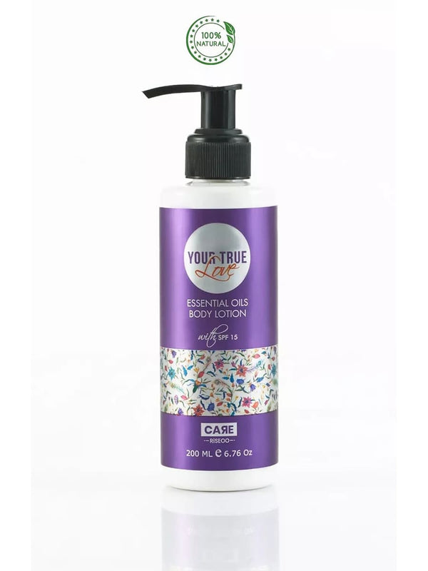 لوشن للجسم بالزيوت العطرية