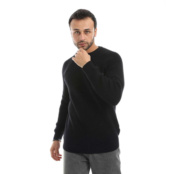 بلوفر صوف رجالي سادة بألوان متعددة ومقاسات واسعة