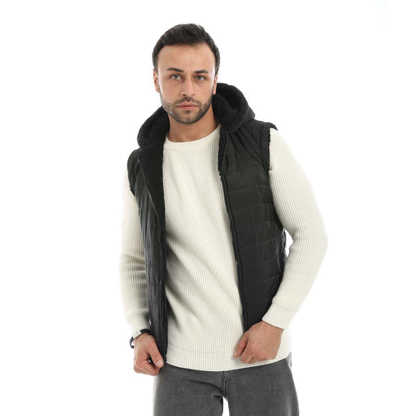 جاكيت رجالي منتفخ من القطن بألوان متعددة