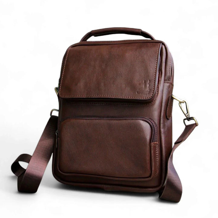 شنطة كروس من الجلد الطبيعى